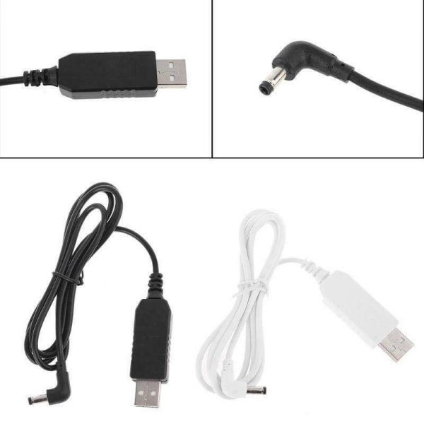 USB DC 5V to DC 12V Barrel Jack Voltage Step Up Converter Cable