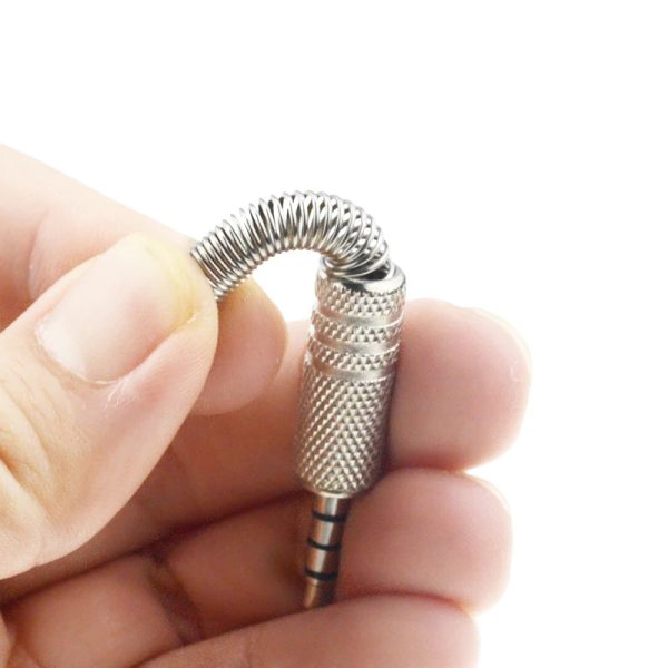 3.5mm 4-Pole Metal Jack Soldering Plug