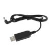 USB DC 5V to DC 12V Barrel Jack Voltage Step Up Converter Cable Adapter Black