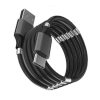 Type C Self-winding Magnetic Cable Black