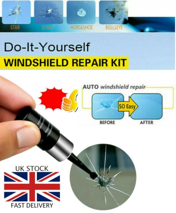 Windshield Repair Resin Kit Fluid