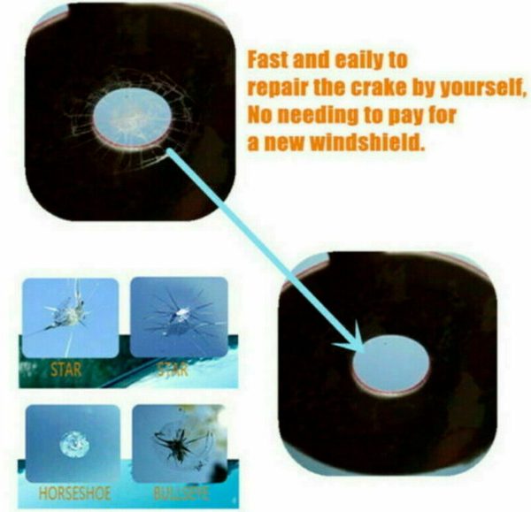 Windshield Repair Resin Kit Fluid