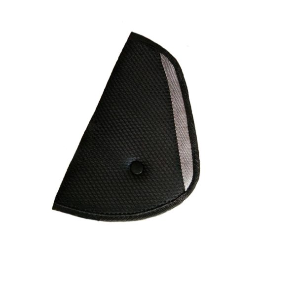 Car Seat Belt Cover Adjustable Clip Harness Black