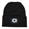 Black LED Beanie Hat