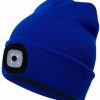 Blue LED Beanie Hat