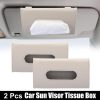 Color Car Sun Visor Tissue Holder Dispenser Box