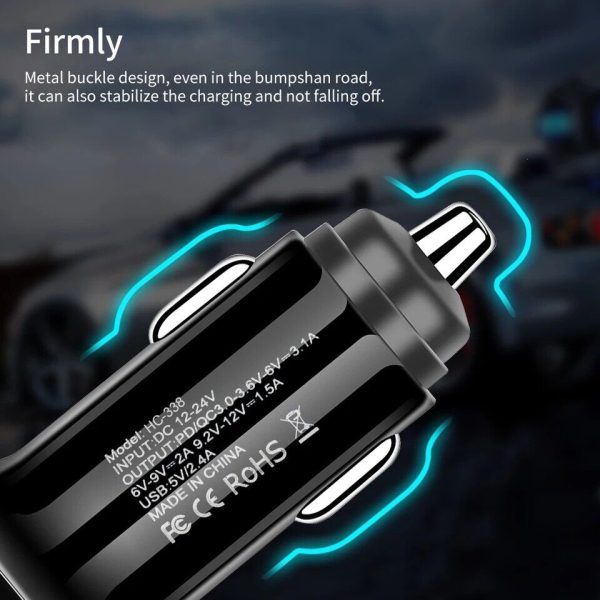 PD Fast Car Charger 18W