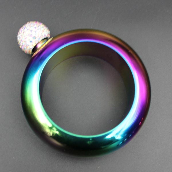 Hip Flask Rainbow